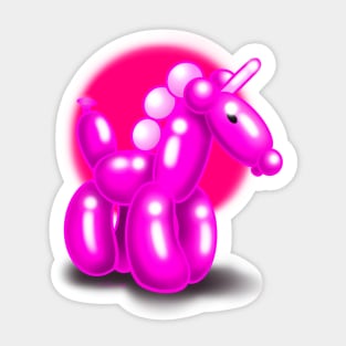 Balloon Unicorn Sticker